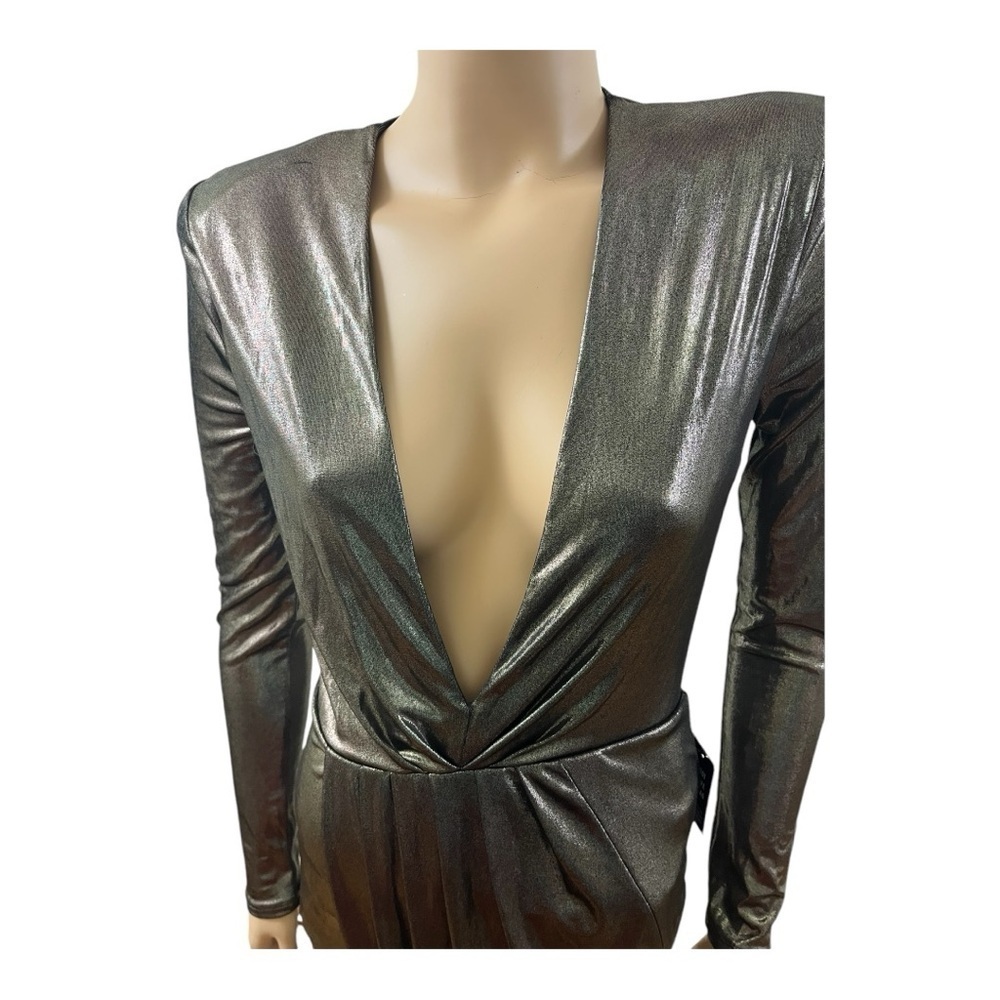🎉Express Gold Metallic Glittery Cocktail Dress🎉 - Picture 3 of 10